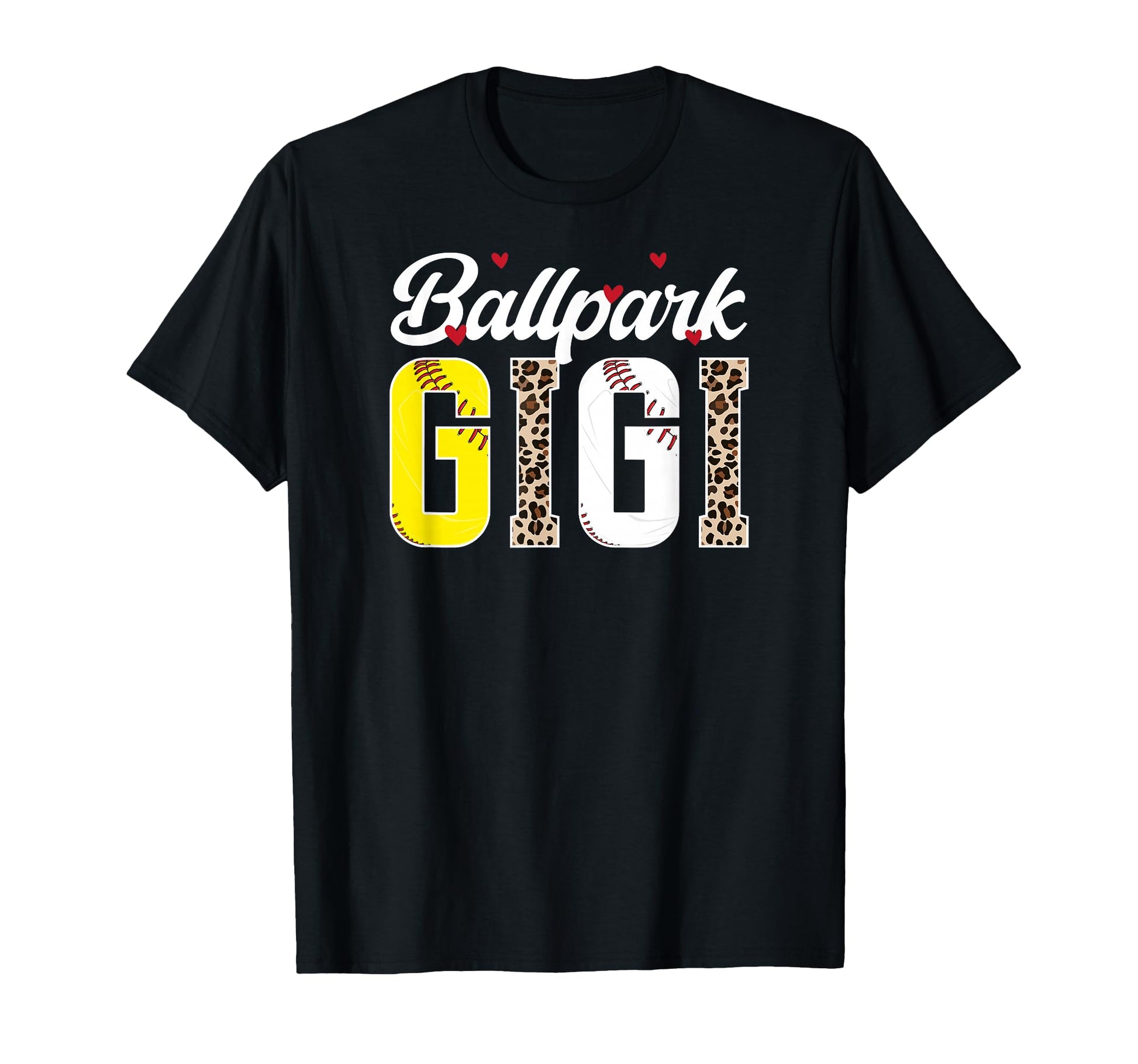 Ballpark Gigi Leopard Baseball T-Shirt - Aesthetic Graphic Men Women - T-Shirt, Sweatshirt, Hoodie