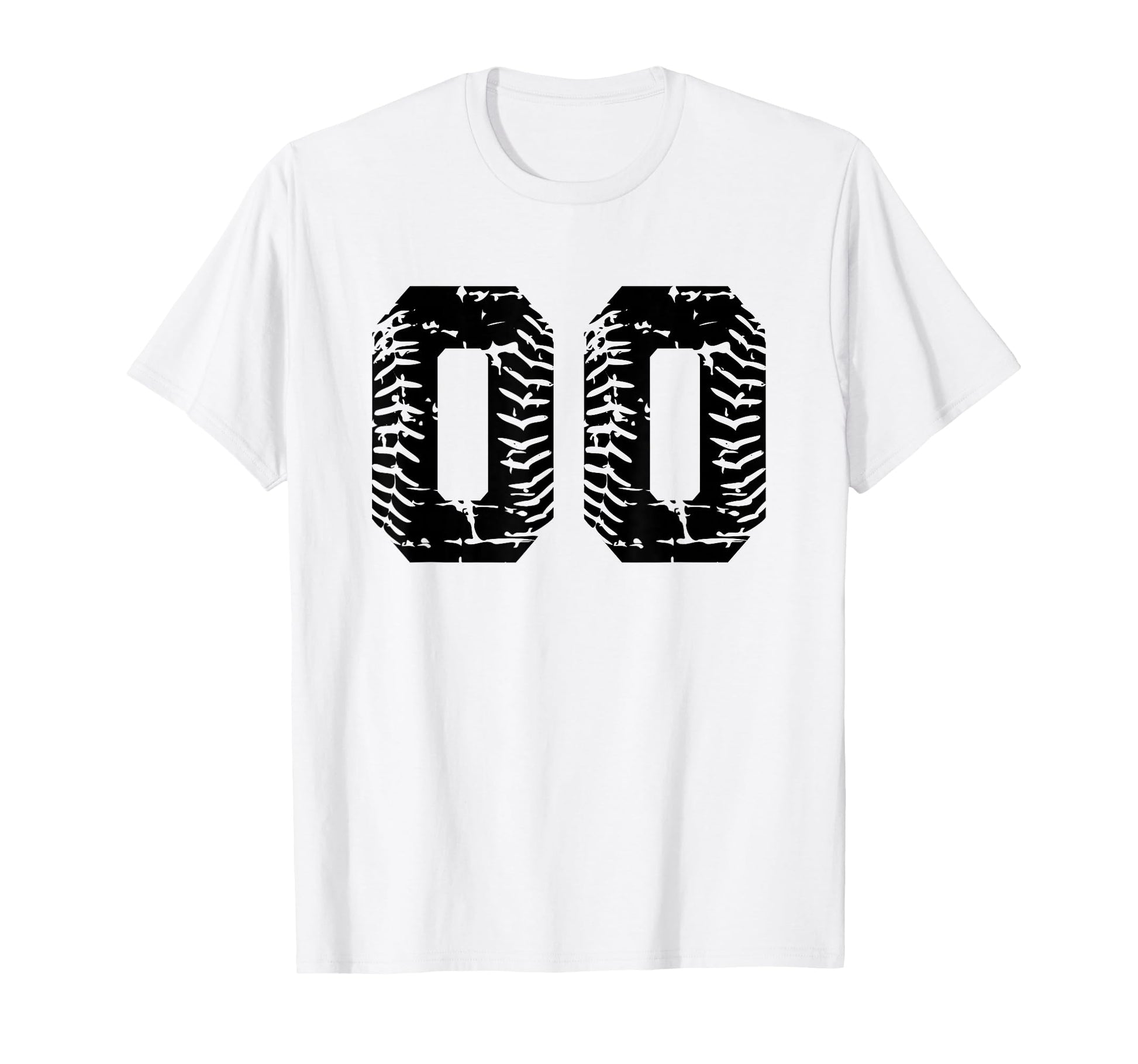 Baseball Softball Number 00 T-Shirt - Trendy Graphic Unisex - T-Shirt, Sweatshirt, Hoodie