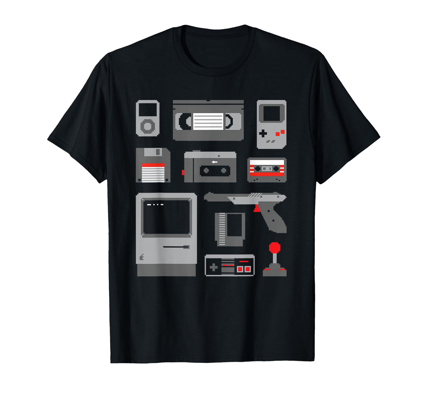 Pixel 8 Bit Nostalgic 80S 90S Gaming T-Shirt - Streetwear Style for Adults - T-Shirt, Sweatshirt, Hoodie