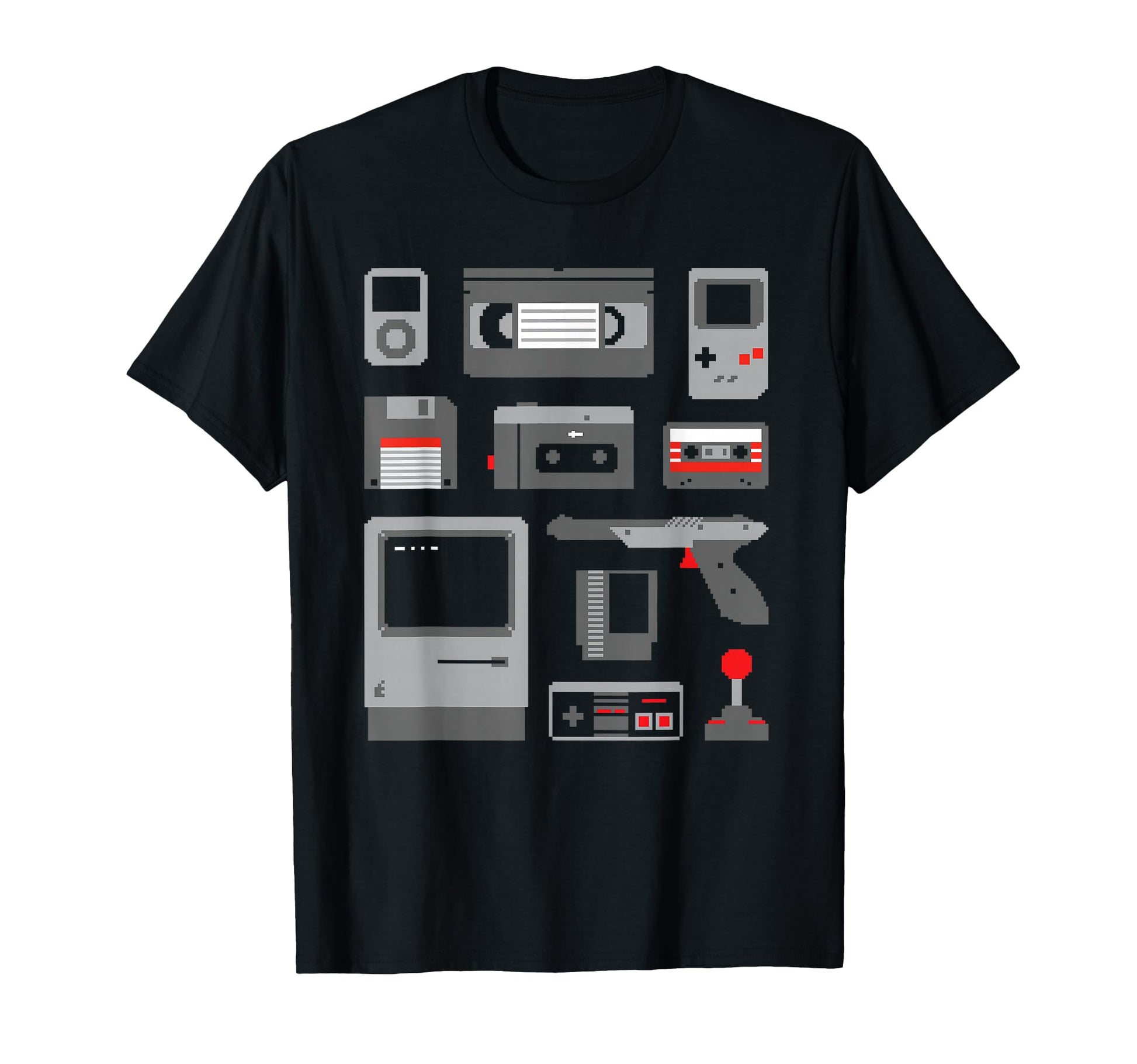 Pixel 8 Bit Nostalgic 80S 90S Gaming T-Shirt - Streetwear Style for Adults - T-Shirt, Sweatshirt, Hoodie