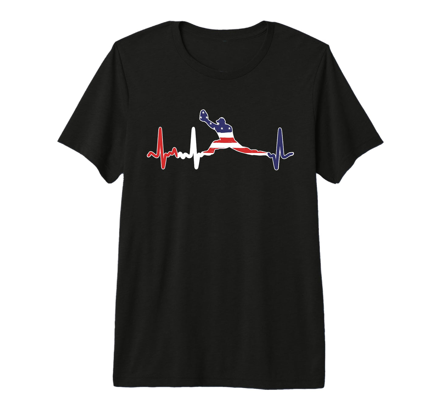 Baseball Player Heartbeat Baseball T-Shirt - Trendy Graphic for Adults - T-Shirt, Sweatshirt, Hoodie