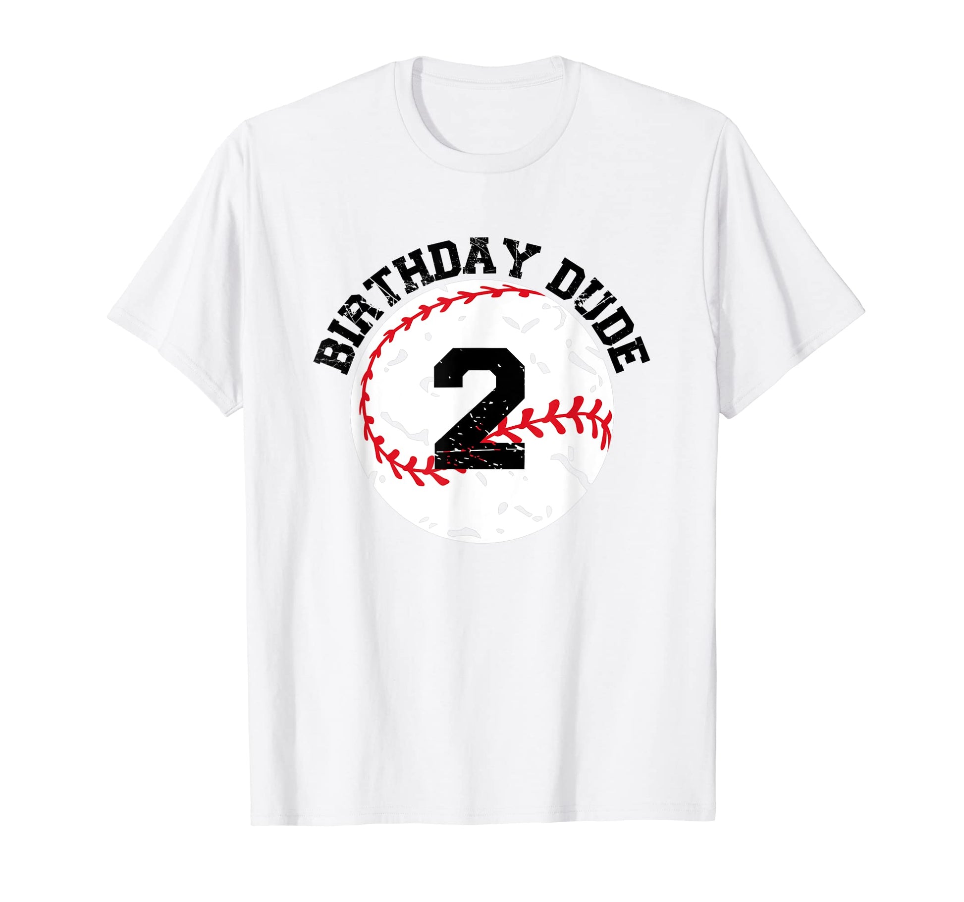 2 Year Old 2Nd Birthday Dude T-Shirt - Casual Everyday Wear Men Women - T-Shirt, Sweatshirt, Hoodie