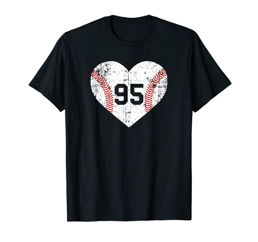 Baseball 95 Jersey Number T-Shirt - Streetwear Style Men Women - T-Shirt, Sweatshirt, Hoodie