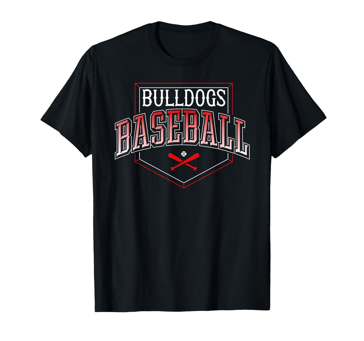 Bulldogs Baseball Home Run Sports Game Day T-Shirt - Graphic Print Unisex - T-Shirt, Sweatshirt, Hoodie