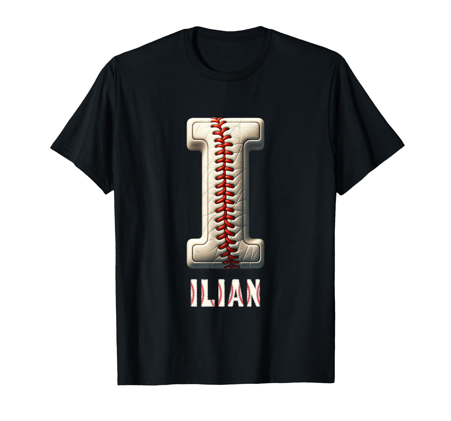 Baseball Home Run Leander Initial T-Shirt - Fun Novelty Design for Adults - T-Shirt, Sweatshirt, Hoodie