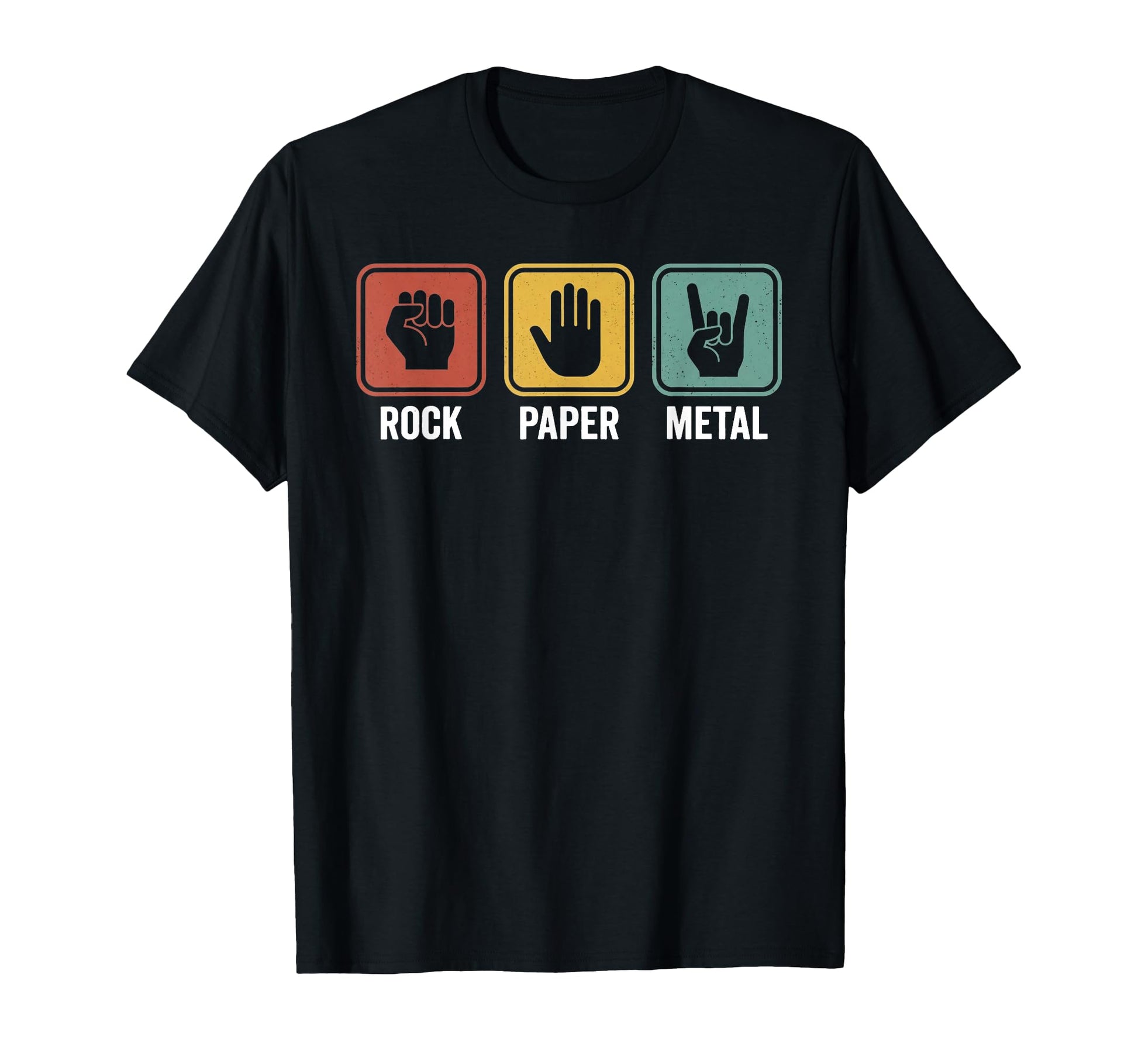 Rock Paper Metal Rock N Roll Funny Rock T-Shirt - Streetwear Style Unisex - T-Shirt, Sweatshirt, Hoodie