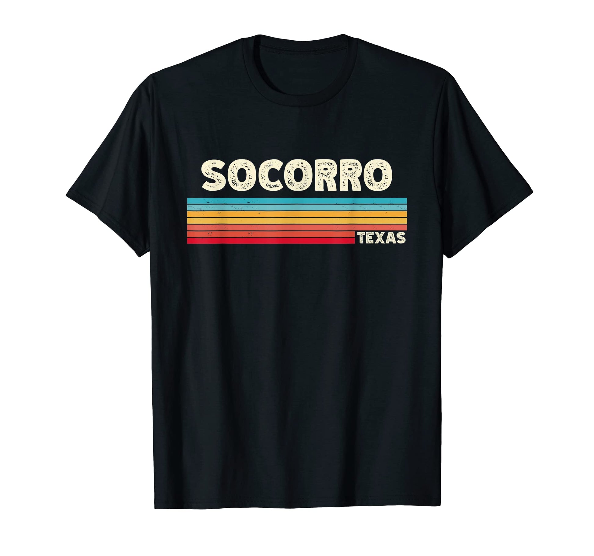 Native Socorro Texas Tx Stripes T-Shirt - Fun Novelty Design for Adults - T-Shirt, Sweatshirt, Hoodie