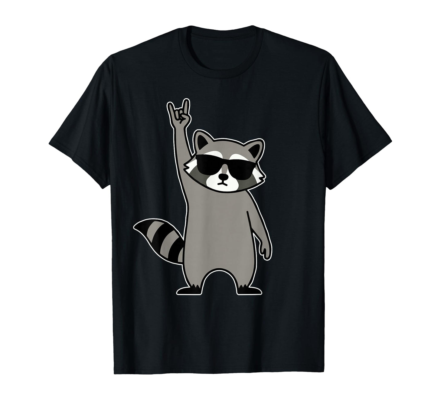 Raccoon Rock Music Band Concert T-Shirt - Aesthetic Graphic for Adults - T-Shirt, Sweatshirt, Hoodie