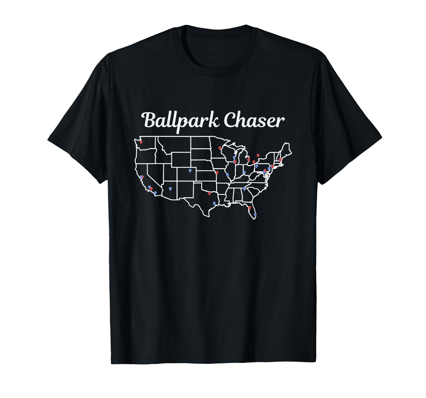 Ballpark Chaser Baseball Stadiums T-Shirt - Aesthetic Graphic Unisex - T-Shirt, Sweatshirt, Hoodie