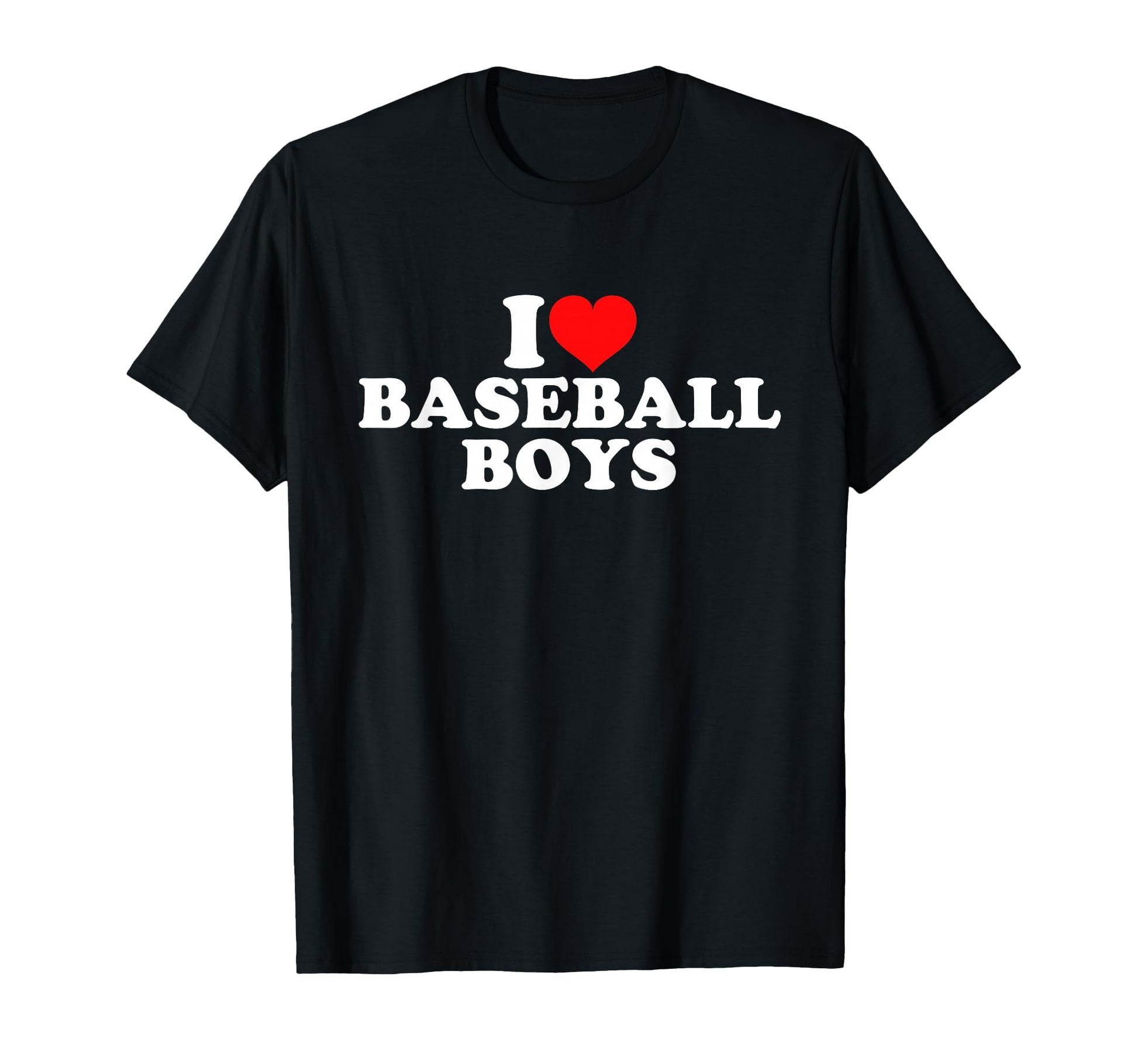 I Love Heart Baseball T-Shirt - Novelty Apparel Men Women - T-Shirt, Sweatshirt, Hoodie