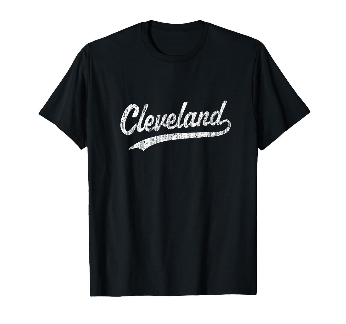 Cleveland Oh Baseball Sports Script T-Shirt - Minimalist Print Unisex - T-Shirt, Sweatshirt, Hoodie
