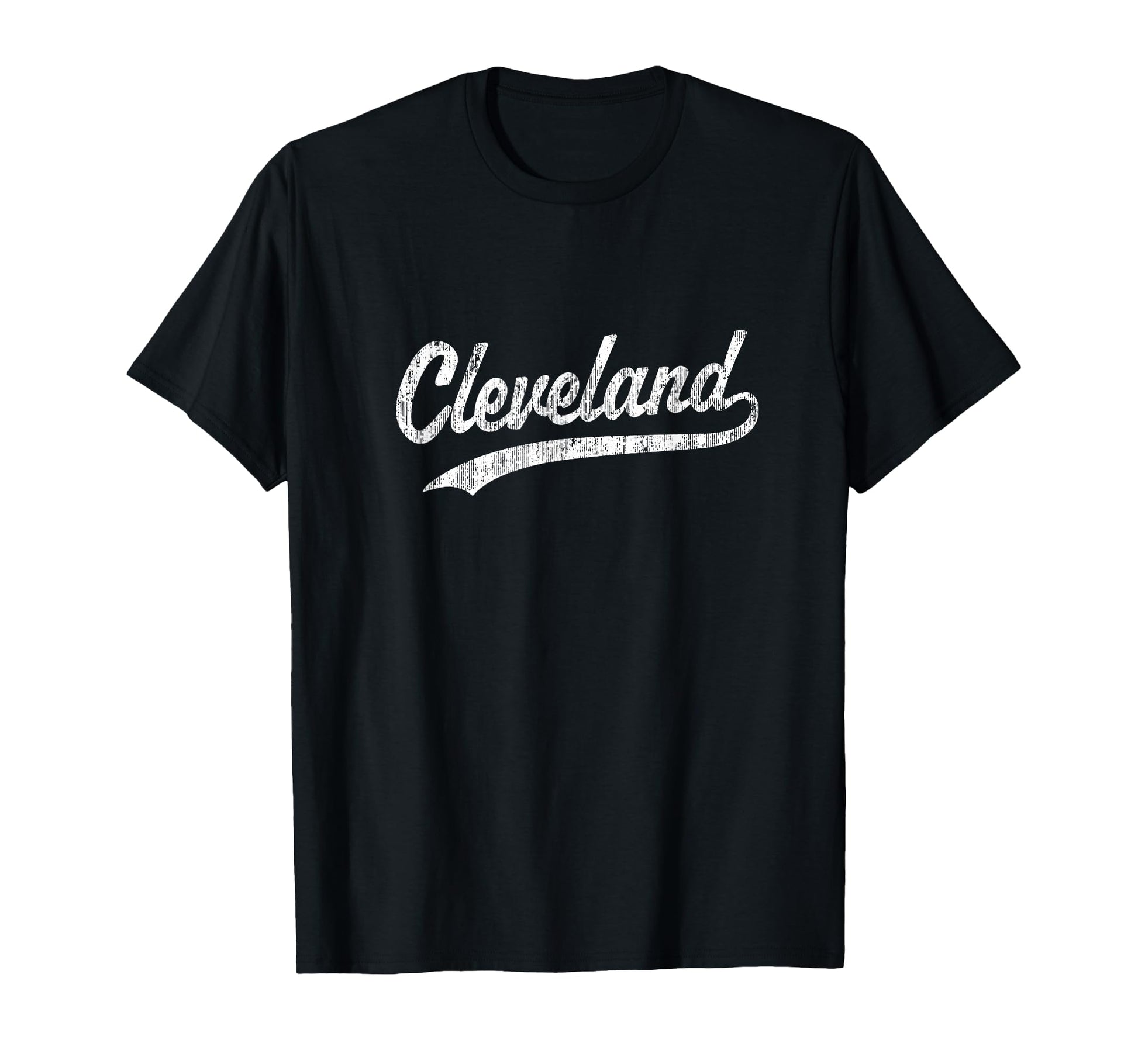 Cleveland Oh Baseball Sports Script T-Shirt - Minimalist Print Unisex - T-Shirt, Sweatshirt, Hoodie