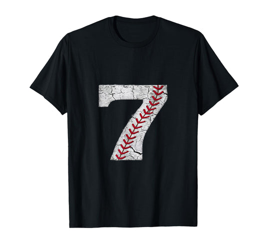 Baseball 7Th Birthday Home Run Party T-Shirt - Minimalist Print Unisex - T-Shirt, Sweatshirt, Hoodie