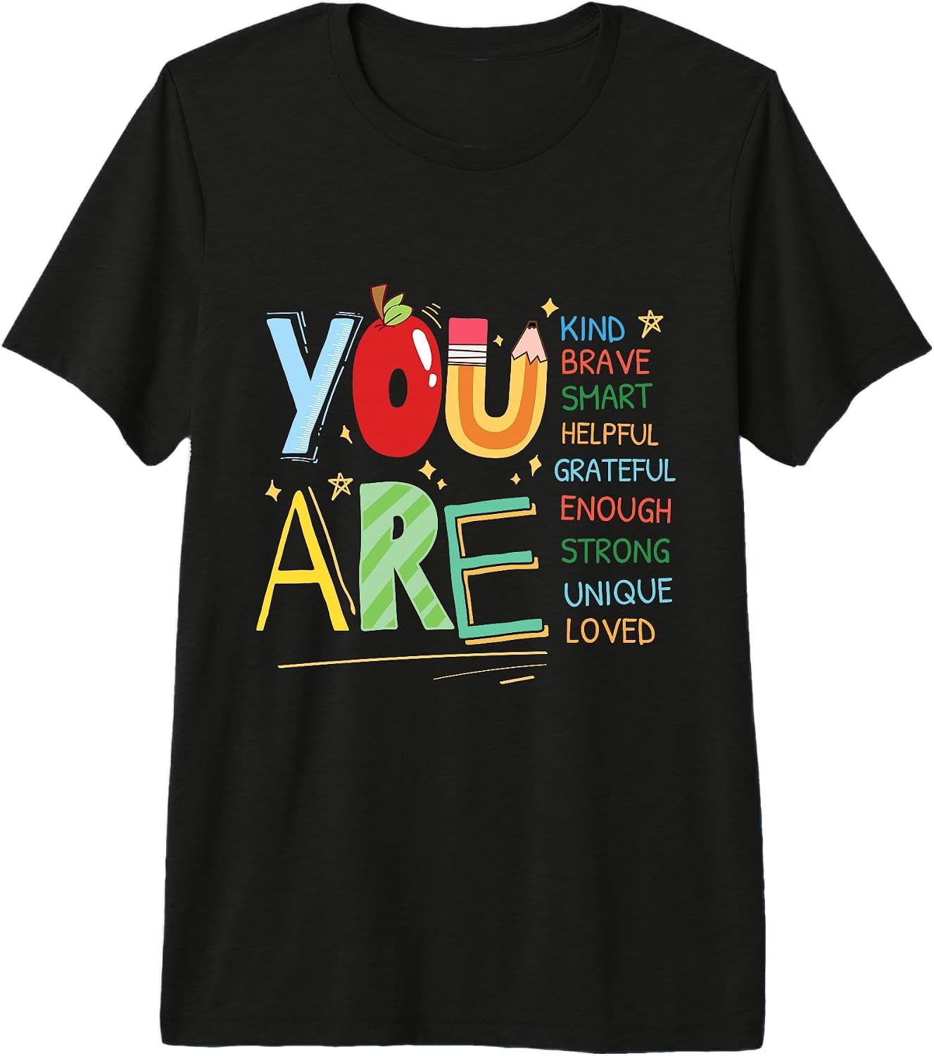 Inspire Kids Motivation Gifts - Adult & Kids T-Shirts, Sweatshirts & Hoodies apparel design preview 1