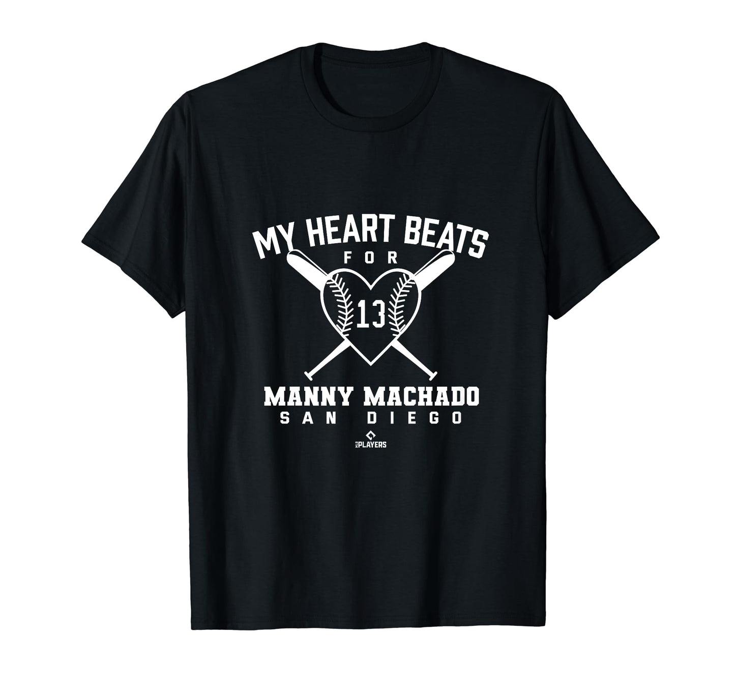 My Heart Beats Manny Machado T-Shirt - Fun Novelty Design Unisex - T-Shirt, Sweatshirt, Hoodie