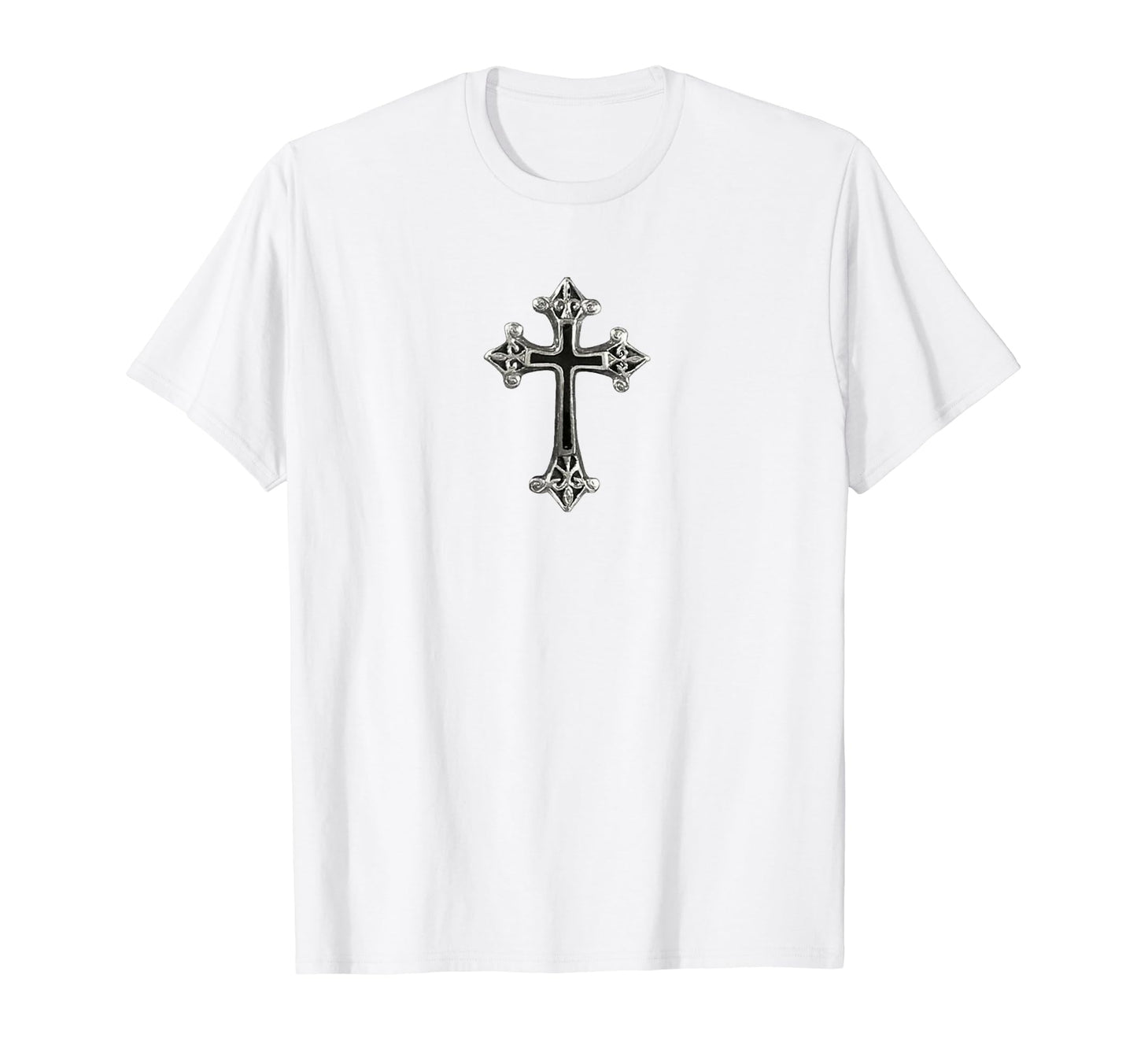 Cross Coquette Girlcore Y2K Aesthetic T-Shirt - Minimalist Print Unisex - T-Shirt, Sweatshirt, Hoodie