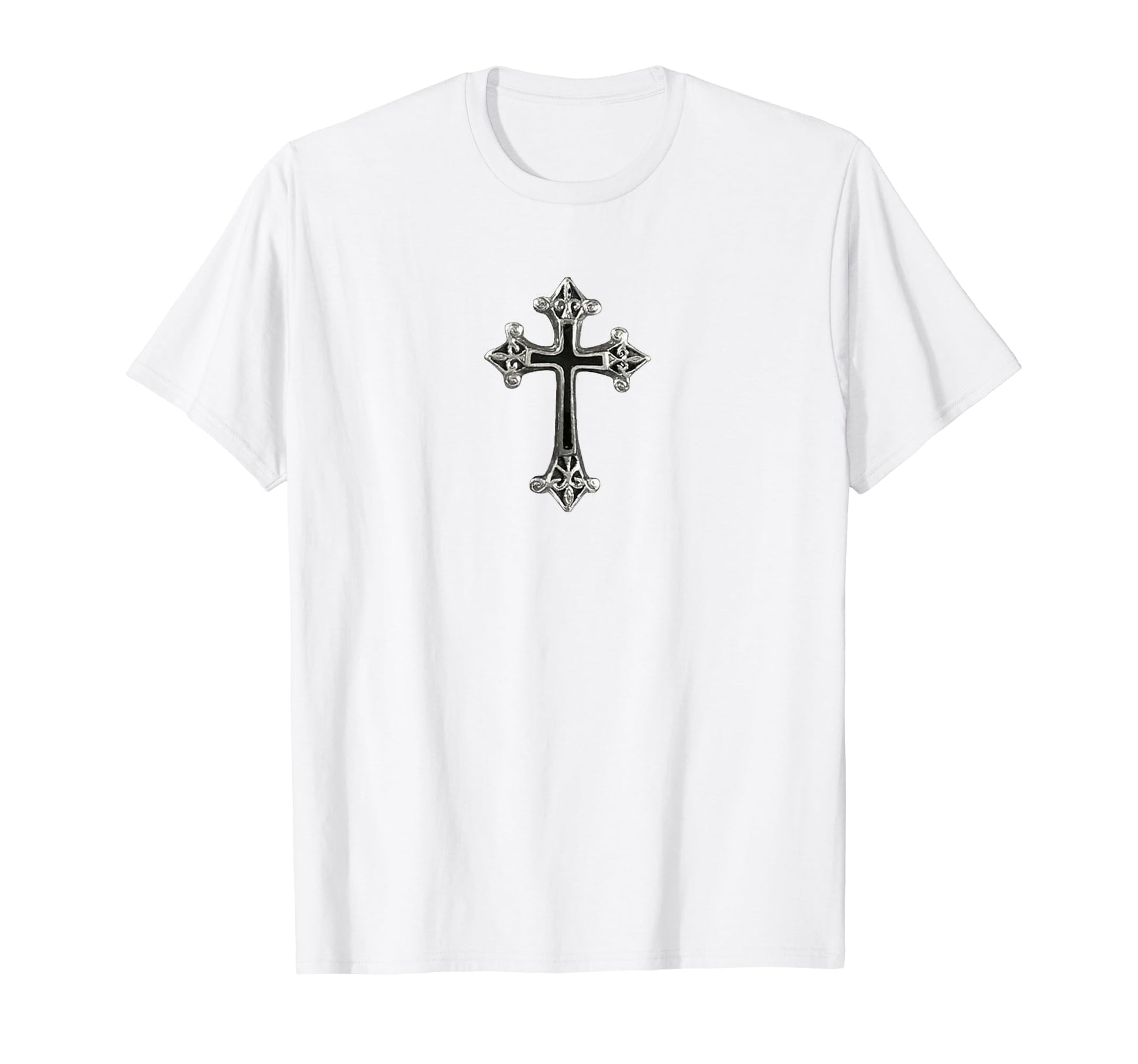 Cross Coquette Girlcore Y2K Aesthetic T-Shirt - Minimalist Print Unisex - T-Shirt, Sweatshirt, Hoodie