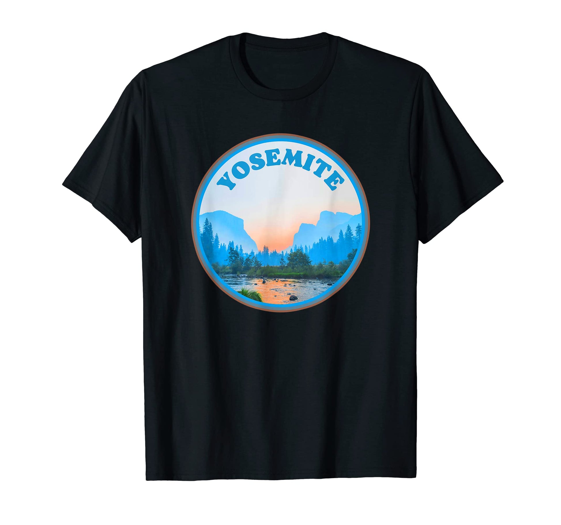 Yosemite Valley National Park Photo T-Shirt - Streetwear Style for Adults - T-Shirt, Sweatshirt, Hoodie