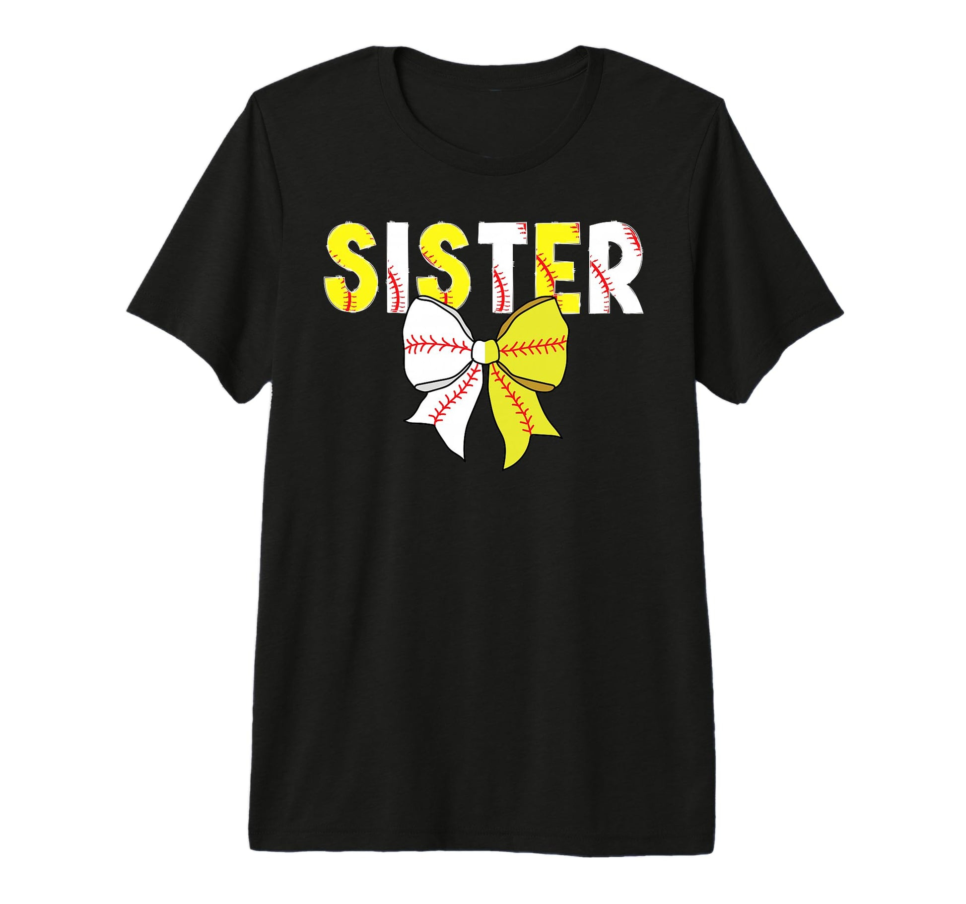 Baseball Softball Sister Coquette T-Shirt - Streetwear Style for Adults - T-Shirt, Sweatshirt, Hoodie