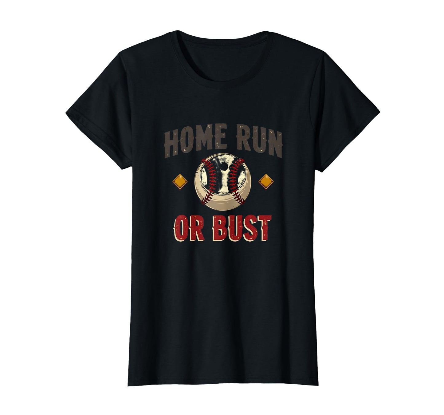 Home Run Or Bust Softball T-Shirt - Graphic Print for Adults - T-Shirt, Sweatshirt, Hoodie