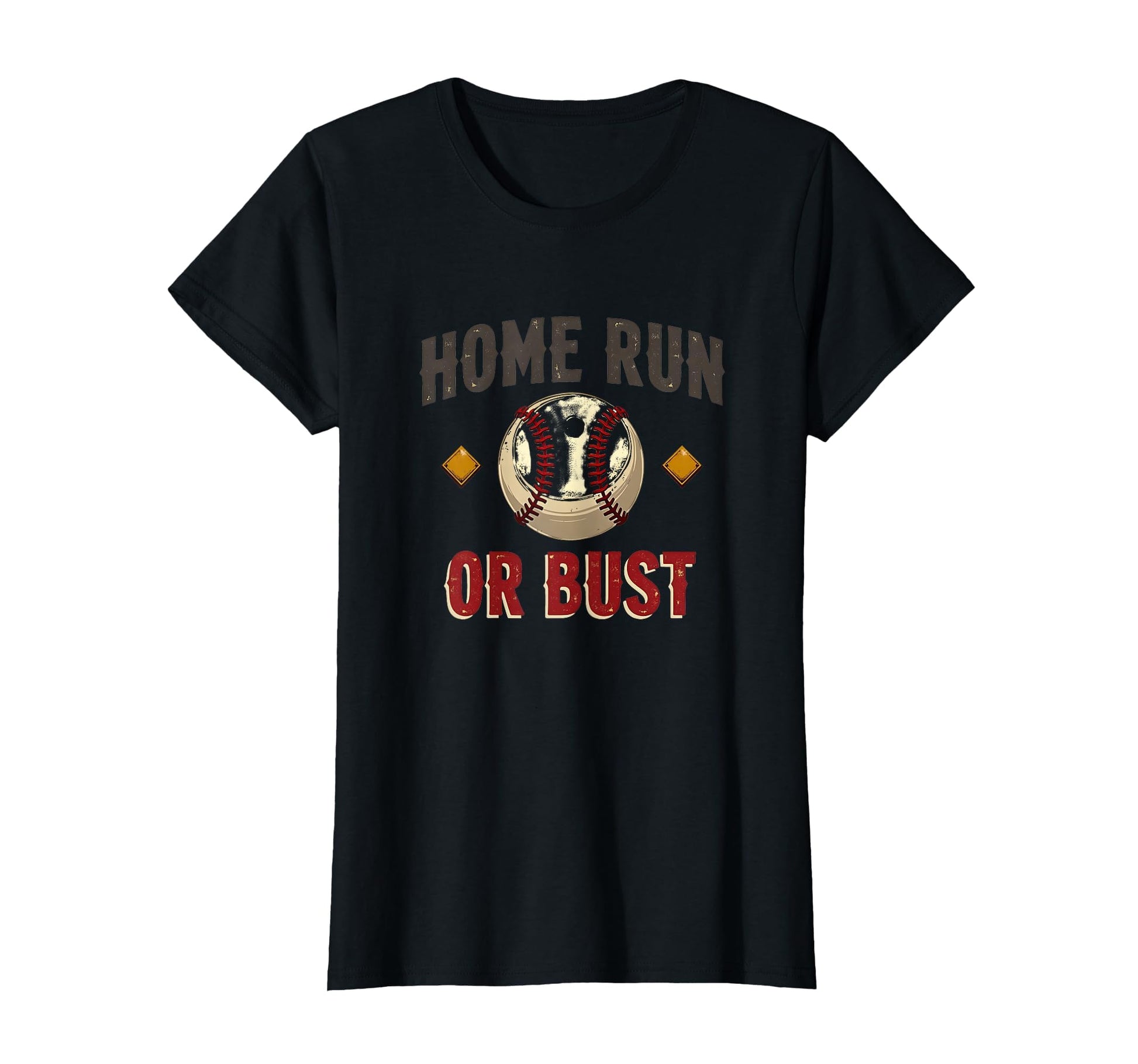 Home Run Or Bust Softball T-Shirt - Graphic Print for Adults - T-Shirt, Sweatshirt, Hoodie