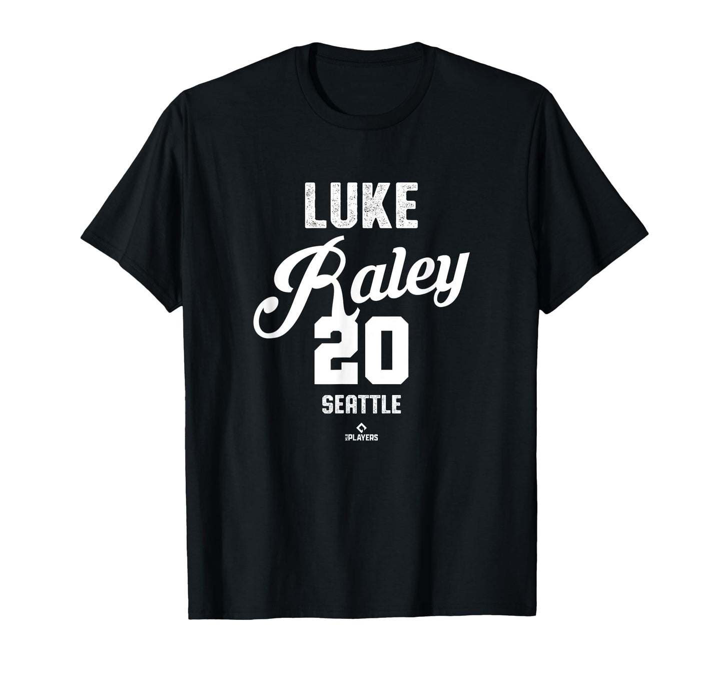 Luke Raley 20 Seattle Baseball Mlbpa T-Shirt - Novelty Apparel for Adults - T-Shirt, Sweatshirt, Hoodie