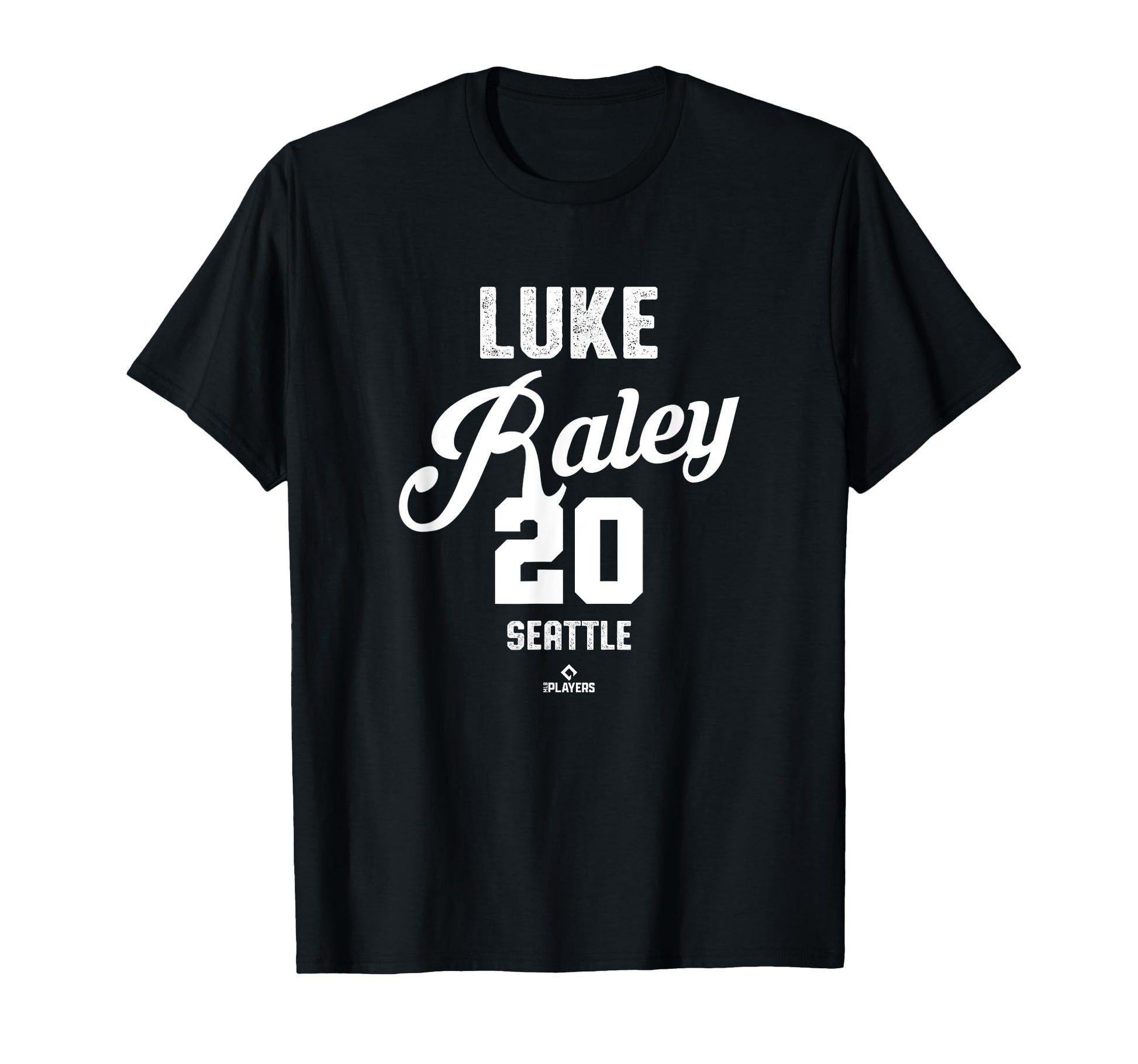 Luke Raley 20 Seattle Baseball Mlbpa T-Shirt - Novelty Apparel for Adults - T-Shirt, Sweatshirt, Hoodie