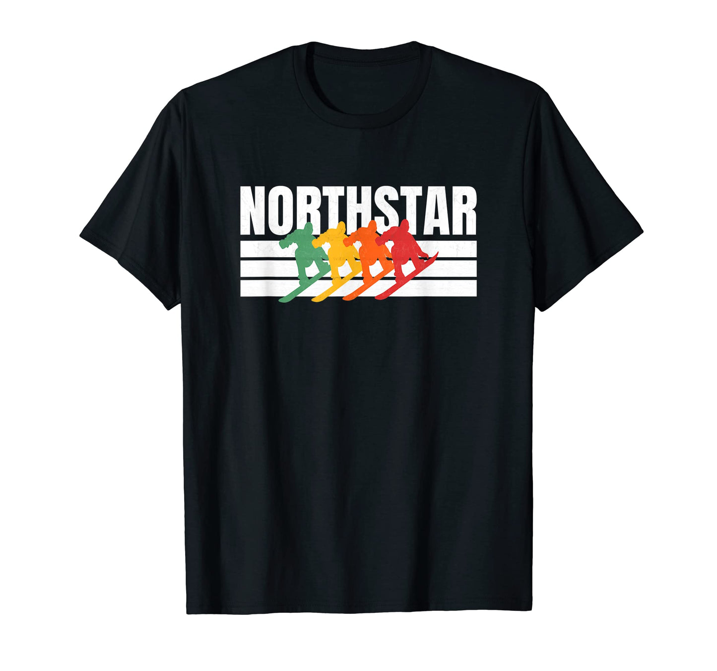 Snowboard Northstar Stripes T-Shirt - Casual Everyday Wear Men Women - T-Shirt, Sweatshirt, Hoodie