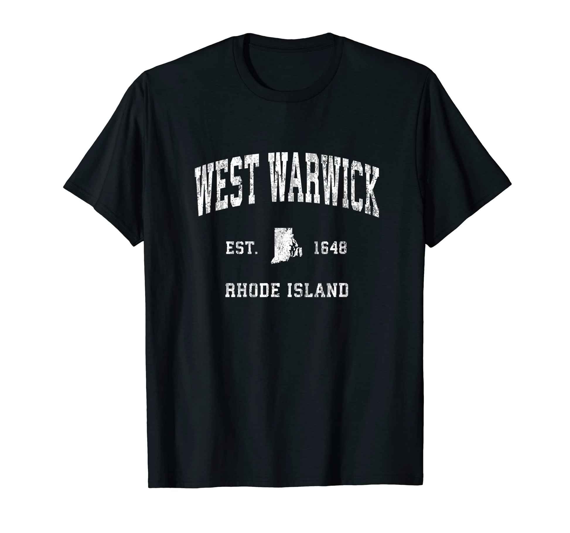 West Warwick Rhode Island Ri Athletic T-Shirt - Trendy Graphic for Adults - T-Shirt, Sweatshirt, Hoodie