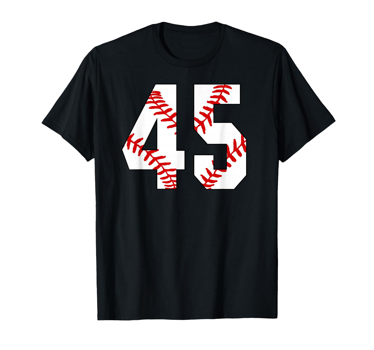 Baseball Mom 45 Jersey Baseball T-Shirt - Custom Art Print Men Women - T-Shirt, Sweatshirt, Hoodie