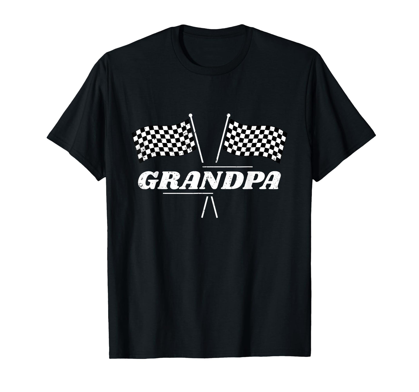 Pit Crew Grandpa Racing Car Family T-Shirt - Casual Everyday Wear Unisex - T-Shirt, Sweatshirt, Hoodie