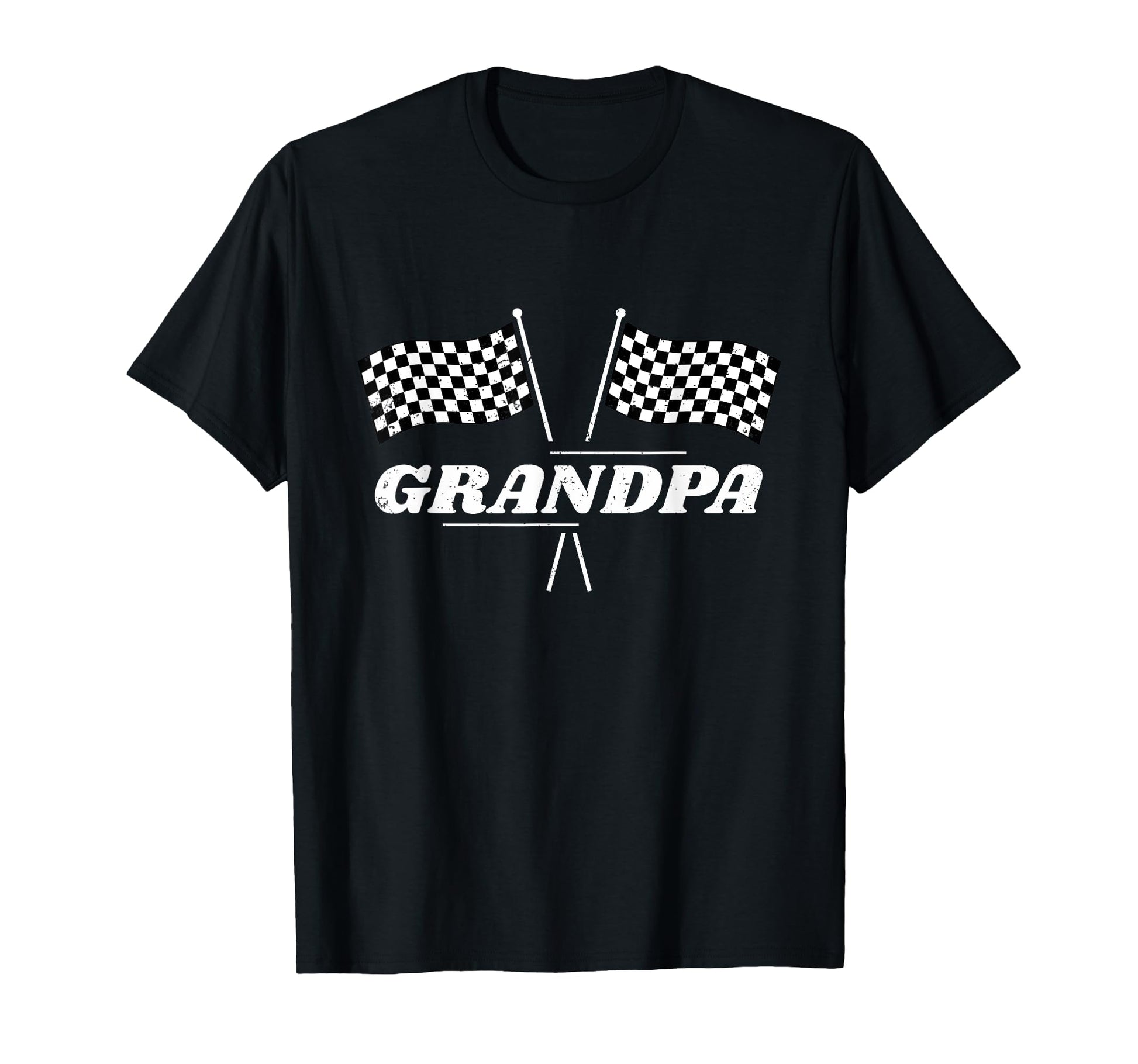 Pit Crew Grandpa Racing Car Family T-Shirt - Casual Everyday Wear Unisex - T-Shirt, Sweatshirt, Hoodie