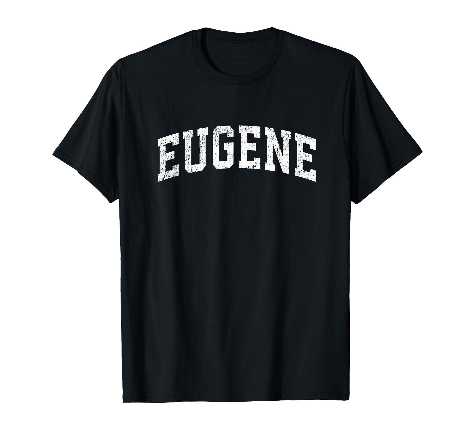 Eugene Oregon Or Varsity Sports Text T-Shirt - Trendy Graphic for Adults - T-Shirt, Sweatshirt, Hoodie