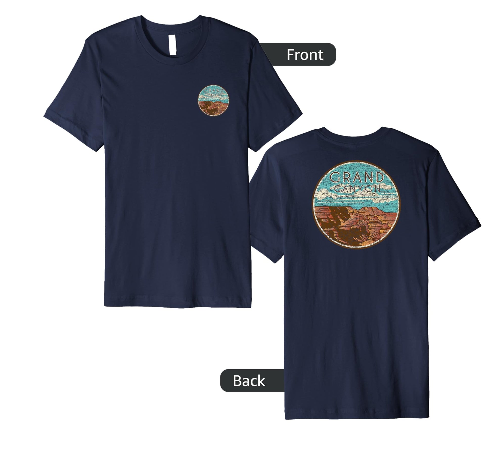 Grand Canyon National Park Tri Blend T-Shirt - Trendy Graphic for Adults - T-Shirt, Sweatshirt, Hoodie