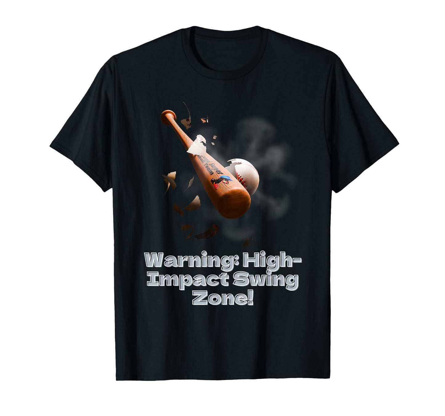 Grand Slam Impact Baseball Smoke T-Shirt - Streetwear Style for Adults - T-Shirt, Sweatshirt, Hoodie