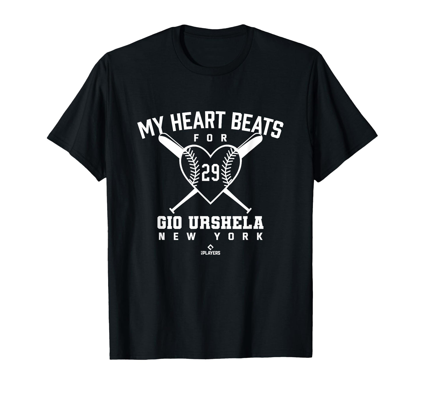 My Heart Beats Gio Urshela Valentines T-Shirt - Novelty Apparel Men Women - T-Shirt, Sweatshirt, Hoodie