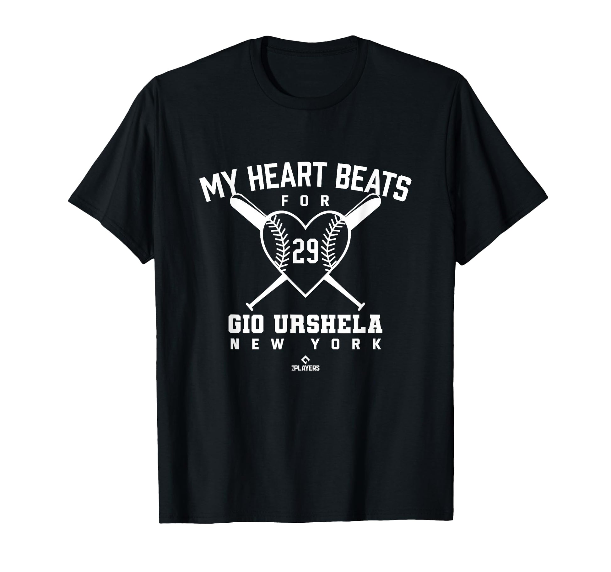 My Heart Beats Gio Urshela Valentines T-Shirt - Novelty Apparel Men Women - T-Shirt, Sweatshirt, Hoodie