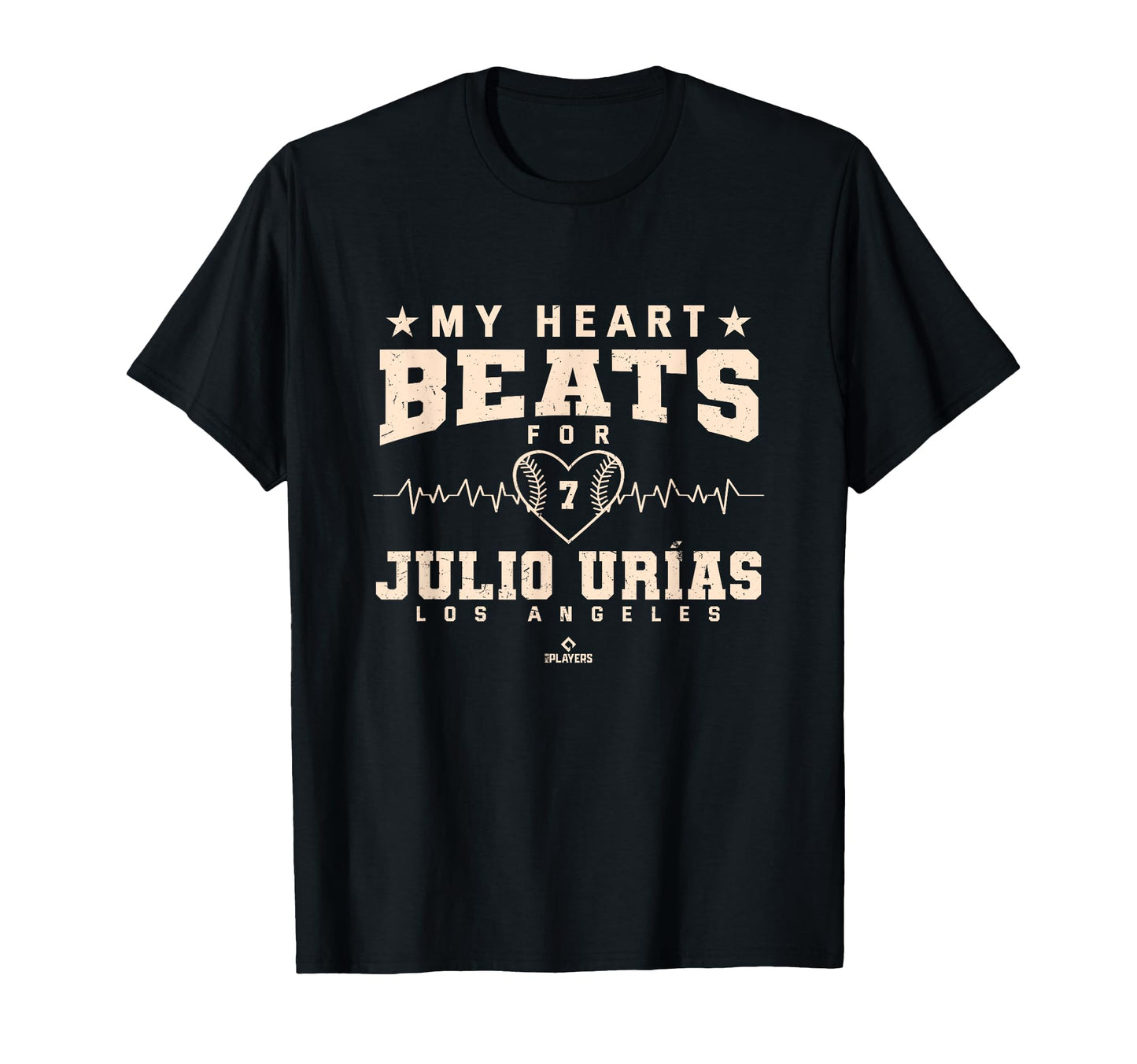 My Heart Beats Julio Urias Valentines T-Shirt - Graphic Print Men Women - T-Shirt, Sweatshirt, Hoodie