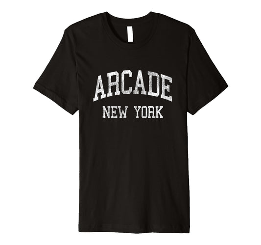 Arcade New York Ny Athletic Sports T-Shirt - Novelty Apparel Men Women - T-Shirt, Sweatshirt, Hoodie