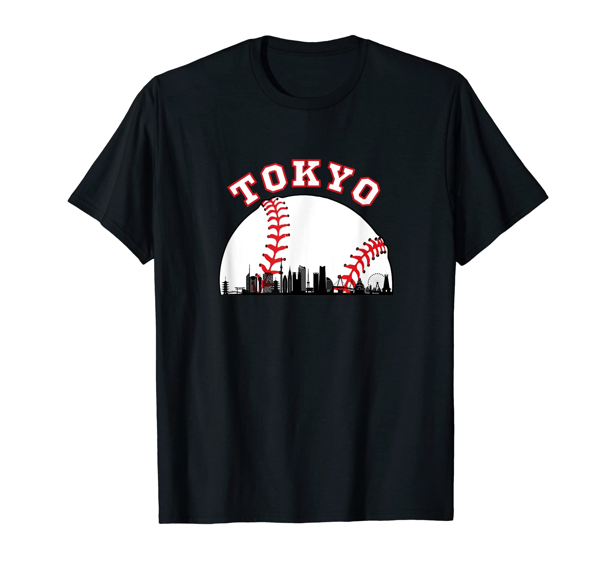 Tokyo Baseball Tokyo Japan Cityscape T-Shirt - Novelty Apparel Unisex - T-Shirt, Sweatshirt, Hoodie