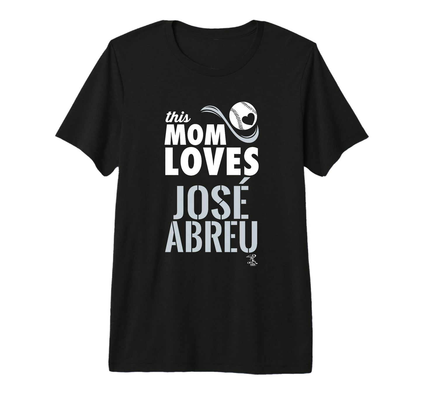 Jose Abreu This Mom Loves Tri Blend T-Shirt - Fun Novelty Design for Adults - T-Shirt, Sweatshirt, Hoodie