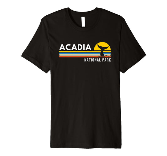 Acadia National Park Maine Souvenirs T-Shirt - Minimalist Print Men Women - T-Shirt, Sweatshirt, Hoodie