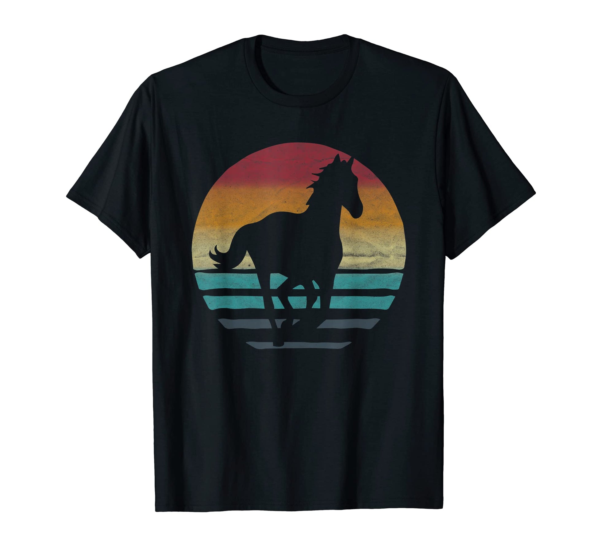 Horse Wild And Free Western Cowboy Horse T-Shirt - Graphic Print for Adults - T-Shirt, Sweatshirt, Hoodie