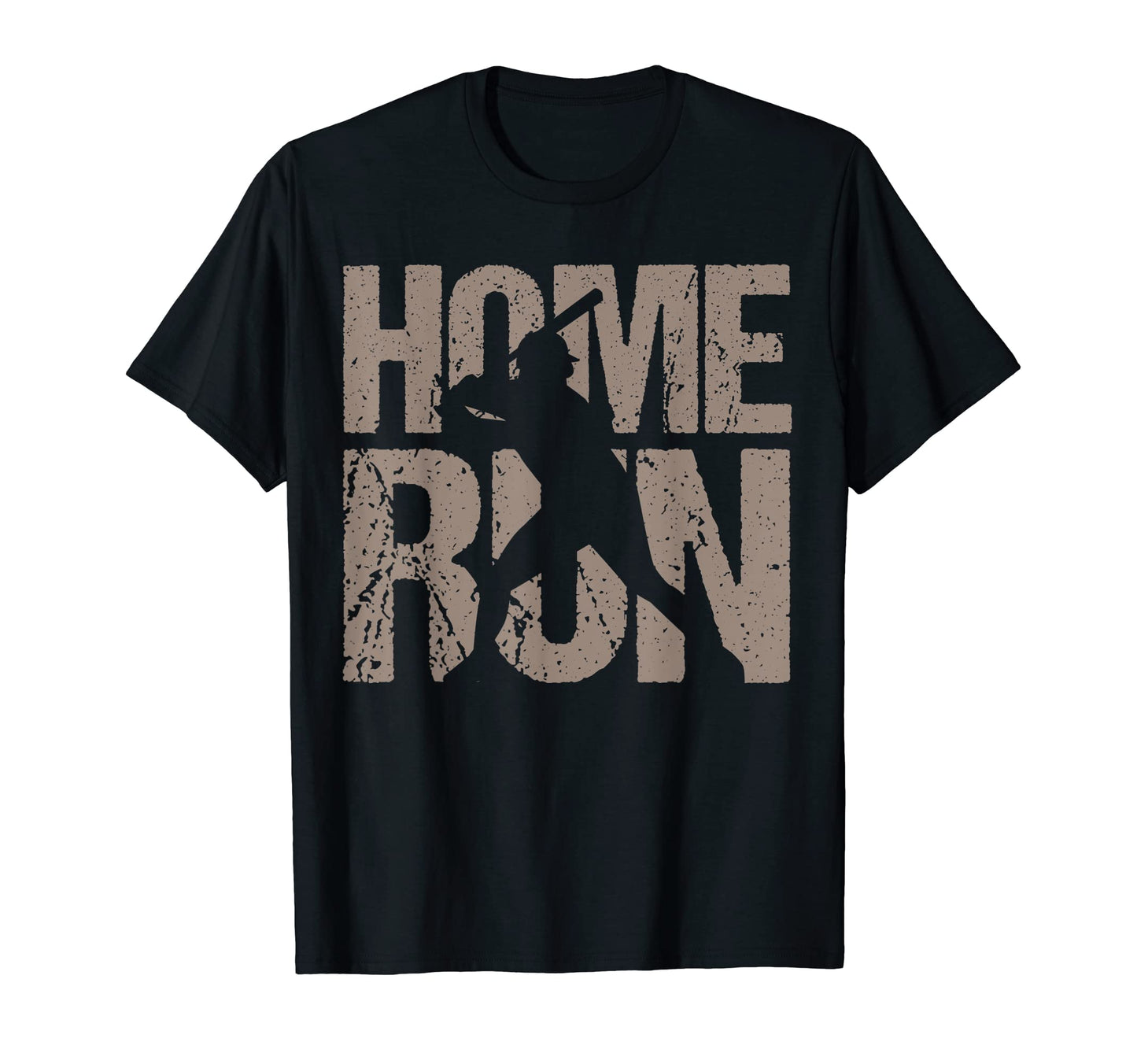 Funny Home Run Baseball Player And Baseball T-Shirt - Trendy Graphic Unisex - T-Shirt, Sweatshirt, Hoodie