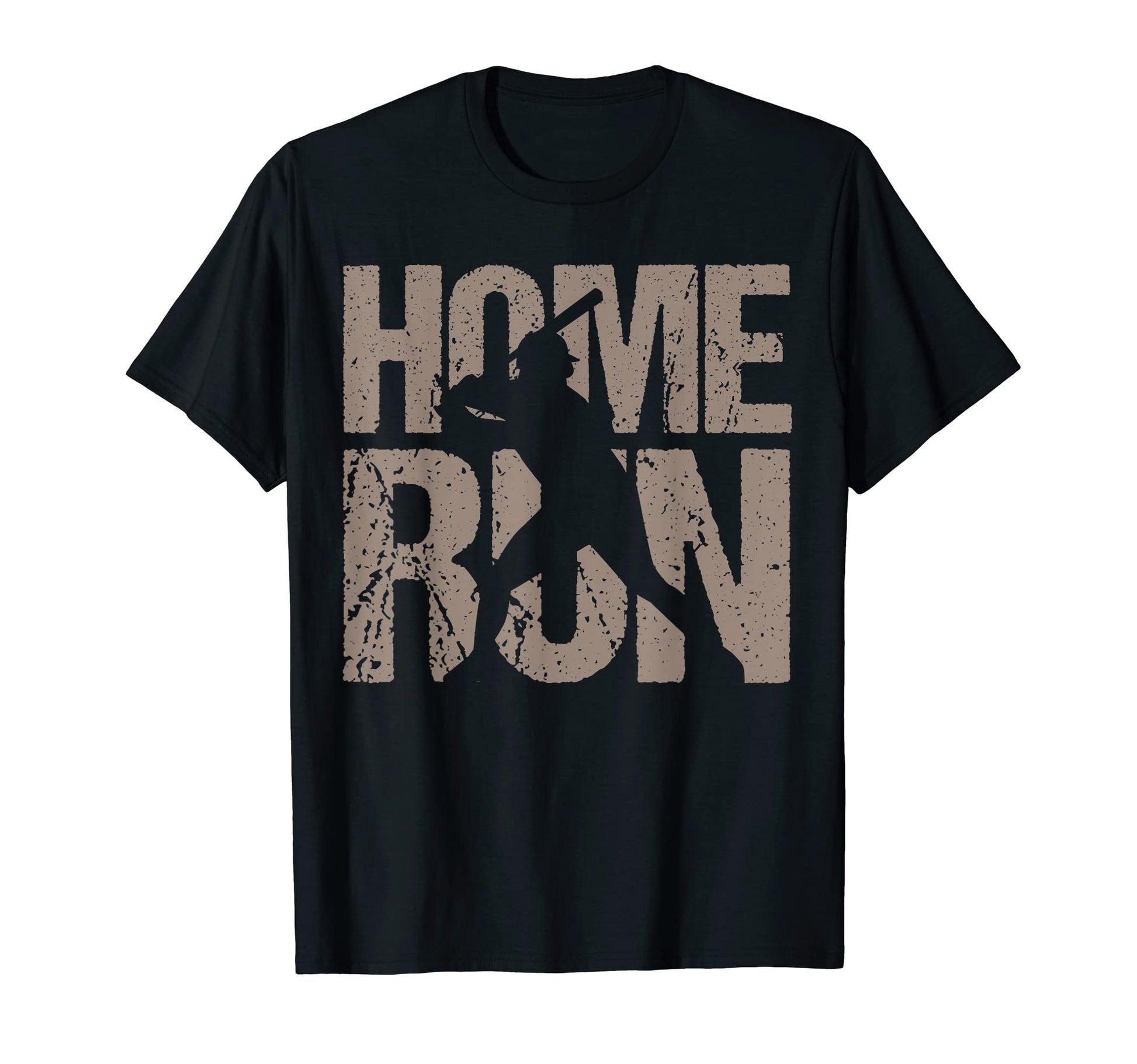 Funny Home Run Baseball Player And Baseball T-Shirt - Trendy Graphic Unisex - T-Shirt, Sweatshirt, Hoodie