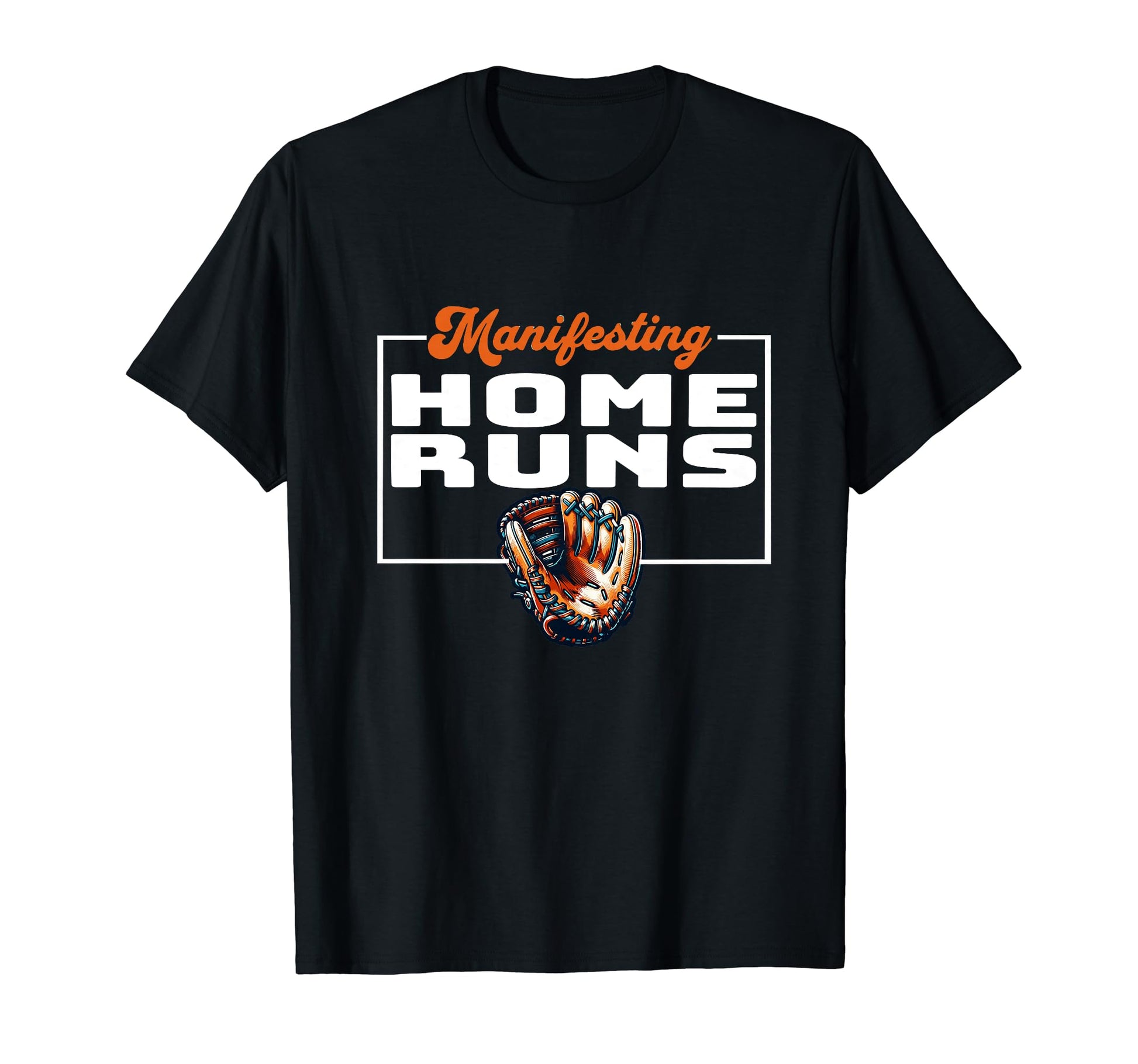 Manifesting Home Runs Baseball T-Shirt - Minimalist Print for Adults - T-Shirt, Sweatshirt, Hoodie