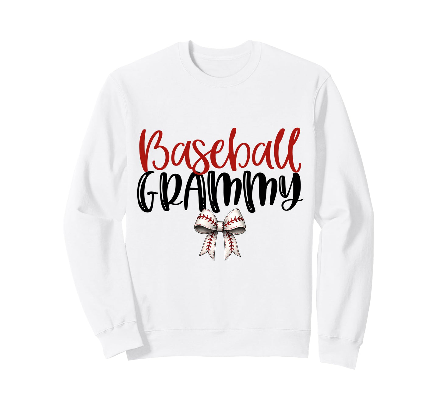 Baseball Grammy Coquette Bow Game Day Sweatshirt - Aesthetic Graphic Unisex - T-Shirt, Sweatshirt, Hoodie