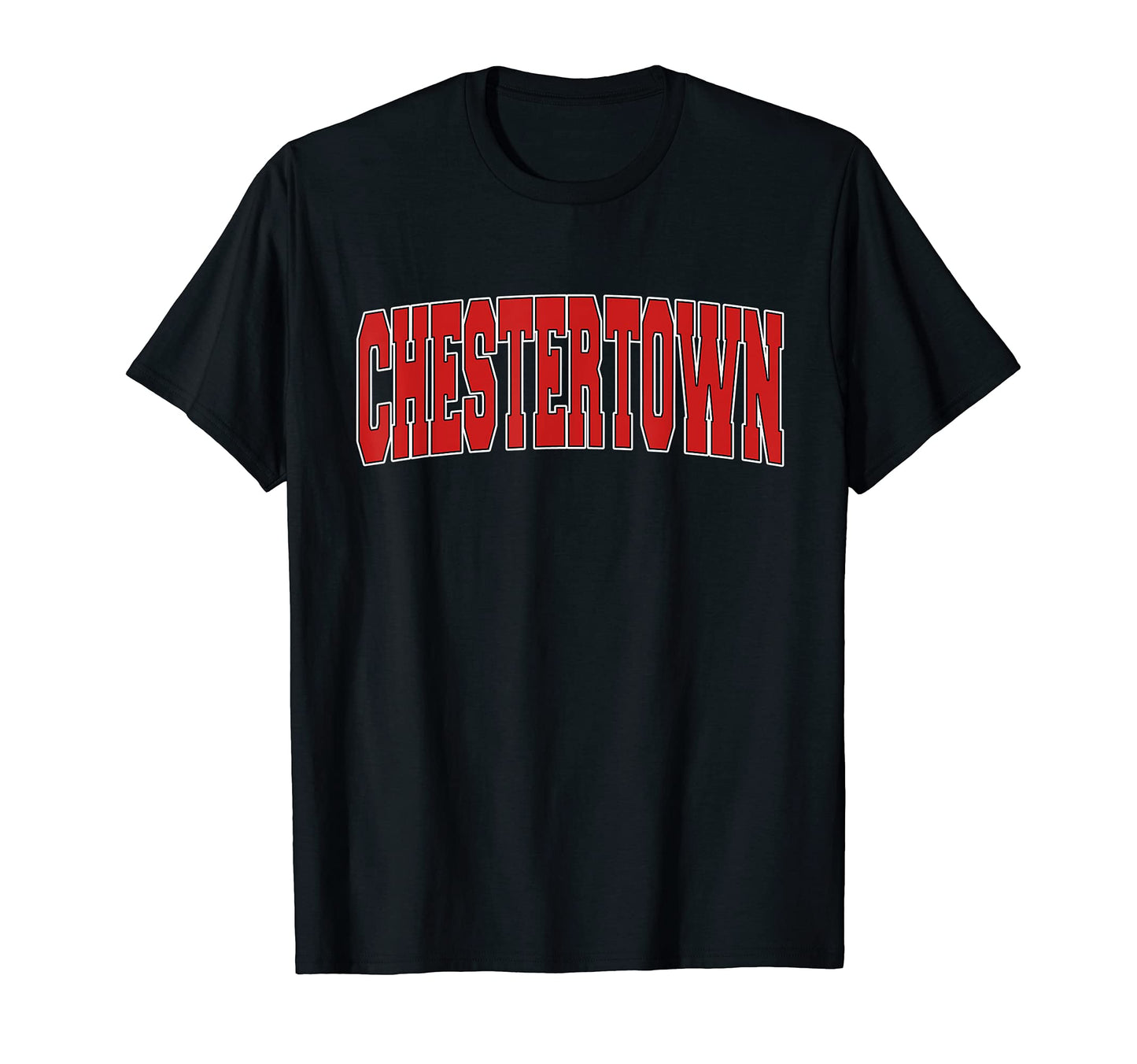 Chestertown Md Maryland Varsity Usa T-Shirt - Custom Art Print Unisex - T-Shirt, Sweatshirt, Hoodie