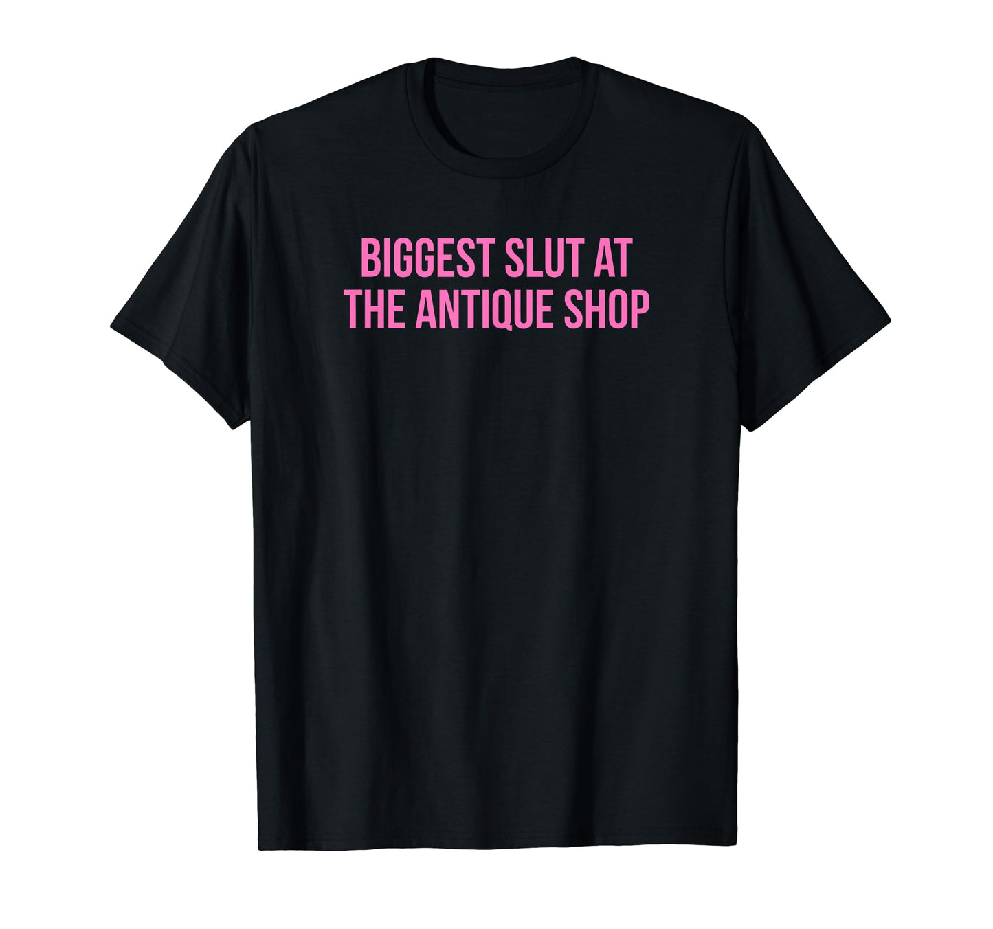Biggest Slut Antique Shop Funny Y2K T-Shirt - Aesthetic Graphic Unisex - T-Shirt, Sweatshirt, Hoodie