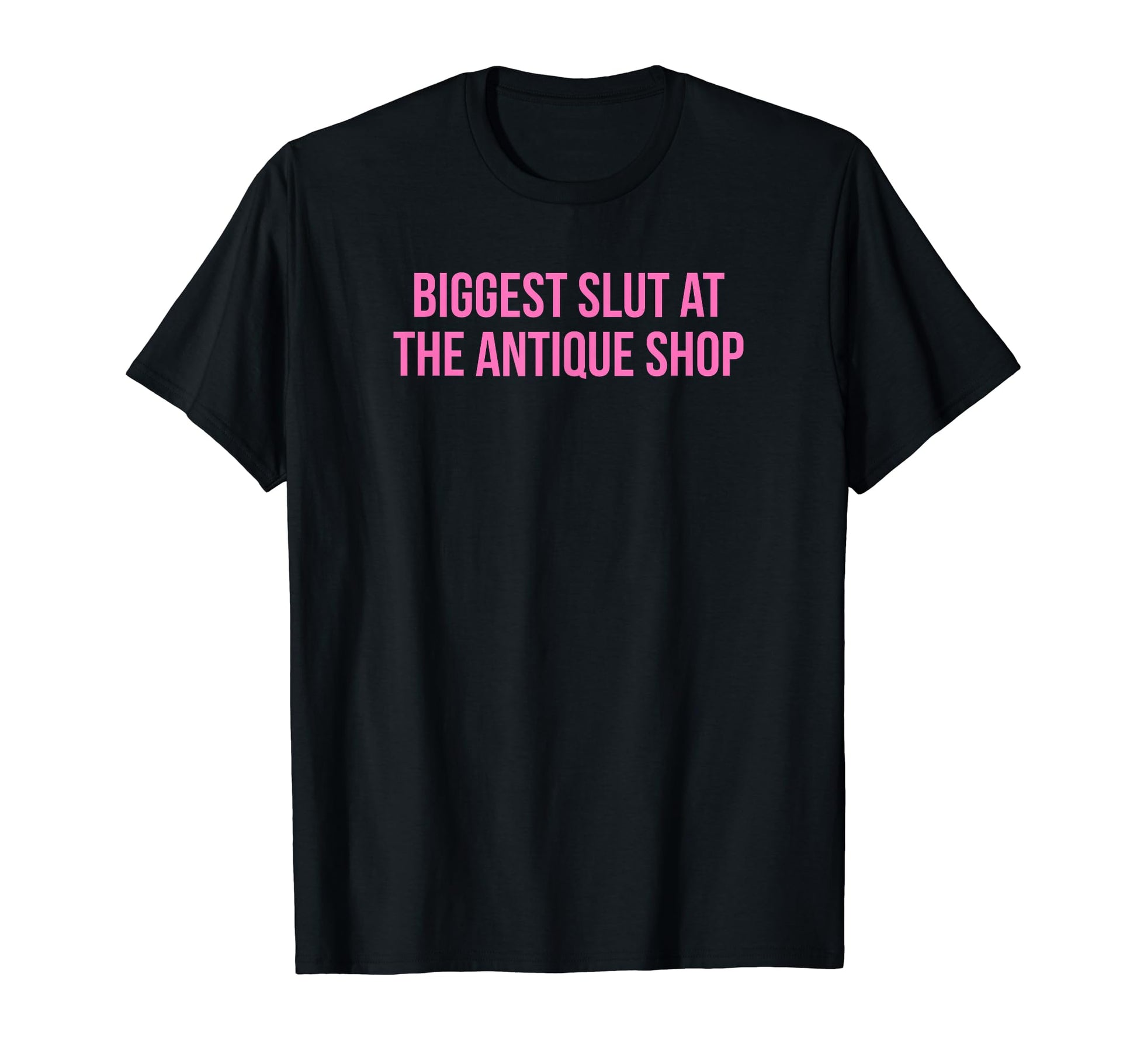 Biggest Slut Antique Shop Funny Y2K T-Shirt - Aesthetic Graphic Unisex - T-Shirt, Sweatshirt, Hoodie